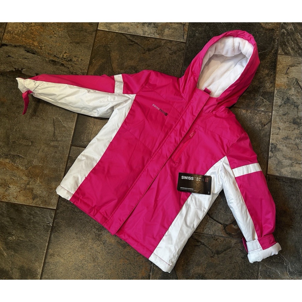 NWT Swiss Tech‎ Girls 3-in-1 Systems Winter Jacket with Hood Size S/CH 6-6X